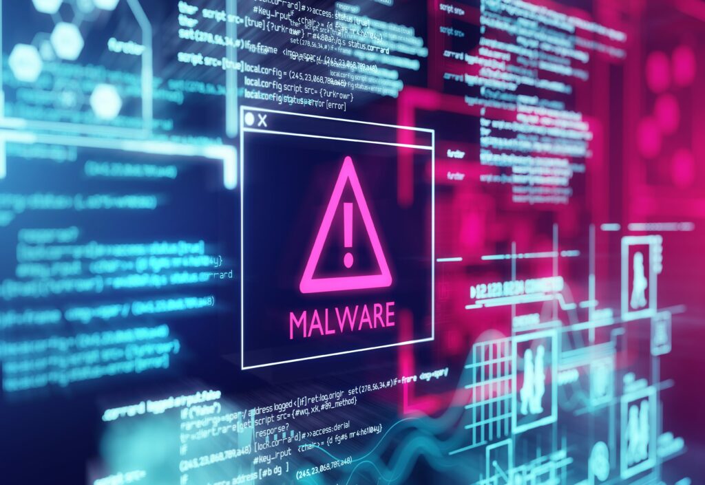 Malware Warning Screen